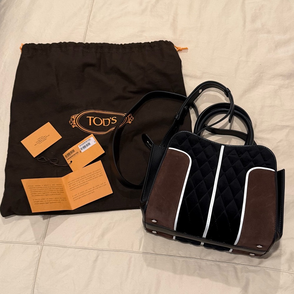 Tod’s Black and Brown Purse